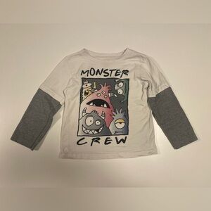 Kids ‘Monster Crew' Long Sleeve Tee